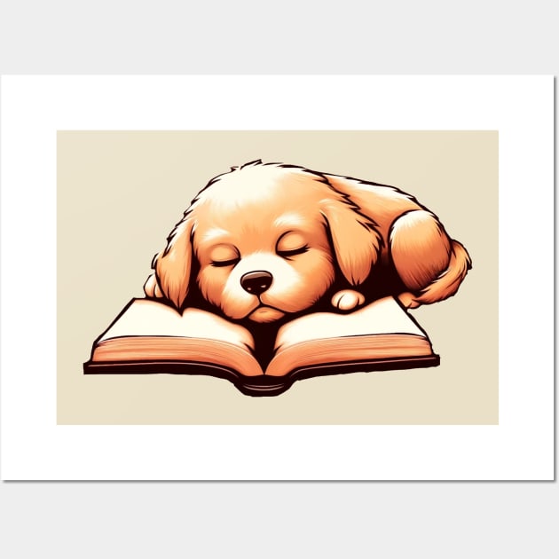 Reading Dog Wall Art by Ideal Action